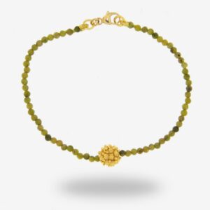 Bracelet 1 line Serpentina with Mora Boule
